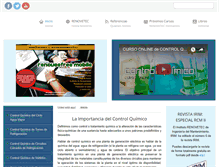 Tablet Screenshot of controlquimico.es